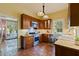 Well-appointed kitchen with wood cabinets, stainless steel appliances, and an eat-in breakfast nook at 202 39Th S Ave, St Petersburg, FL 33705