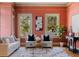 Comfortable sitting room with modern decor, plenty of natural light, and stylish furnishings at 202 39Th S Ave, St Petersburg, FL 33705