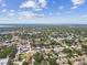 Panoramic aerial view showcasing the neighborhood's proximity to the coast and nearby communities at 2230 Melrose S Ave, St Petersburg, FL 33712