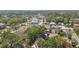 An elevated view highlighting the property's proximity to local businesses and tree-lined streets at 2230 Melrose S Ave, St Petersburg, FL 33712