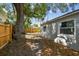 Backyard featuring privacy fence and shade trees at 2230 Melrose S Ave, St Petersburg, FL 33712