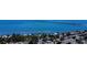 Panoramic aerial view of a residential area and the tranquil waters of Boca Ciega Bay at 2254 66Th S Ave, St Petersburg, FL 33712
