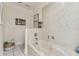 Bathroom features a built in jacuzzi style tub with tile surround at 3520 51St W Ave, Bradenton, FL 34210