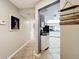 Hallway shows flow into the kitchen at 3900 38Th S St, St Petersburg, FL 33711