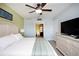 Comfortable bedroom with en-suite bathroom and walk in closet at 399 2Nd St # 417, Indian Rocks Beach, FL 33785