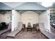 Relaxing cabana with lounge chairs and cozy seating area for poolside leisure at 399 2Nd St # 417, Indian Rocks Beach, FL 33785