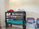 Shelving with pool noodles, beach chairs, and various beach items at 474 20Th Ave, Indian Rocks Beach, FL 33785