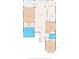 Detailed floor plan showcasing the layout of the residence with sizes for rooms and living spaces at 5009 Sandy Brook Cir, Wimauma, FL 33598