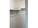Inside view of the closet, featuring a clothes rod and shelf at 5530 80Th N St # A306, St Petersburg, FL 33709