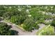 A corner lot with mature trees offering privacy and shade for the home and surrounding neighborhood at 5901 3Rd S St, St Petersburg, FL 33705