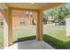The back porch of this property has ample parking and beautiful outdoor space at 6954 Hawthorne Trace Ln, Riverview, FL 33578