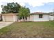 Charming single-story home with stone accents, well-manicured lawn and attached one-car garage at 7904 Judith Cres, Port Richey, FL 34668