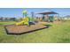 Well maintained community playground with slides and swings, set in a park-like setting at 8296 Olive Brook Dr, Wesley Chapel, FL 33545