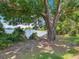 Scenic water view featuring lush greenery and a large tree at 8576 Sandy Beach St, Tampa, FL 33634