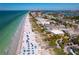 Breathtaking aerial view of coastline and houses, ideal for beach lovers at 9484 Tara Cay Ct # 8, Seminole, FL 33776