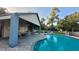 The community pool and cabana are great for relaxing at 9484 Tara Cay Ct # 8, Seminole, FL 33776