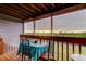 Relaxing screened-in patio with a table and chairs, offering a peaceful outdoor dining space at 9484 Tara Cay Ct # 8, Seminole, FL 33776