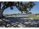 Spacious backyard featuring mature trees and views of neighboring houses at 10517 Crestview Heights Ave, Thonotosassa, FL 33592