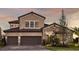 Beautiful two-story home featuring a brick and stucco facade, and a two-car garage at 13726 Heartwood Way, Parrish, FL 34219