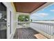 Charming porch showcasing a waterfront view and relaxing atmosphere for outdoor enjoyment at 219 Pompano Se Dr # C, St Petersburg, FL 33705