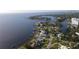 Scenic aerial view of waterfront homes and canals with easy ocean access at 3227 Bayshore Ne Blvd, St Petersburg, FL 33703