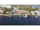 Waterfront home boasts stunning views and private dock access for boating and enjoying waterfront living at 3227 Bayshore Ne Blvd, St Petersburg, FL 33703