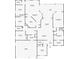 Detailed floor plan showcasing the layout and dimensions of the residence at 3506 Cordgrass Dr, Valrico, FL 33596