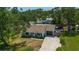 Aerial view of the house, showing the yard and driveway at 4700 Chancellor Ne St, St Petersburg, FL 33703