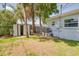 The backyard features a storage shed and air conditioning unit at 4700 Chancellor Ne St, St Petersburg, FL 33703