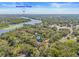 Stunning aerial view reveals the property's proximity to Downtown Tampa and the Hillsborough River, offering an ideal location at 4805 E Regnas Ave, Tampa, FL 33617
