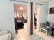 Bedroom view showcasing a neutral palette, dresser, and king bed at 4812 Bonita Vista Dr, Tampa, FL 33634