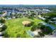 Birds eye view of Denver Park featuring baseball field, tennis court, and basketball court at 5340 Denver Ne St, St Petersburg, FL 33703