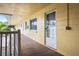 Exterior hallway with views of pool area provides easy access to amenities and common areas at 600 71St Ave # 18, St Pete Beach, FL 33706