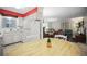 View of dining area leads into the living room, creating an open and inviting space at 600 71St Ave # 18, St Pete Beach, FL 33706