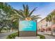 City of New Port Richey welcome sign featuring a palm tree logo and established year of 1924 at 6406 Congress St, New Port Richey, FL 34653