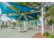 Community playground featuring multiple play structures and ample space for children at 6406 Congress St, New Port Richey, FL 34653