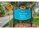 Welcome sign that reads 