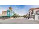 Charming street view with unique architecture, palm trees, and local businesses at 6406 Congress St, New Port Richey, FL 34653