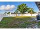 Large back yard featuring healthy grass, a privacy fence and mature trees, perfect for relaxation and outdoor activities at 8418 Westridge Dr, Tampa, FL 33615