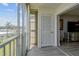 Screened balcony with door to the living room, great for relaxing and enjoying the outdoor breeze at 1 Boca Ciega Point Blvd # 310, St Petersburg, FL 33708