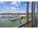 Scenic water view featuring boat docks, waterfront living, and lush green landscaping at 1 Boca Ciega Point Blvd # 310, St Petersburg, FL 33708