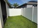 Great sized backyard with new fence at 10766 Standing Stone Dr, Wimauma, FL 33598