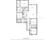 Detailed floor plan showcasing the layout of this 1,879 sq ft home, including bedrooms, bathrooms, kitchen, and living spaces at 13213 Haystack Ct, Riverview, FL 33579