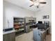 Office featuring built-in shelving, cabinets and desk space at 13213 Haystack Ct, Riverview, FL 33579