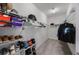 Walk-in closet with wire shelving and ample space for storing clothes and accessories at 13213 Haystack Ct, Riverview, FL 33579