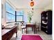 Bright breakfast nook featuring tile floors and water view at 1332 Pasadena S Ave # 208, South Pasadena, FL 33707