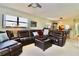 Spacious living room with furnishings at 1332 Pasadena S Ave # 208, South Pasadena, FL 33707
