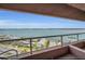 Balcony view overlooking the beach, ocean, and city skyline at 1340 Gulf Blvd # 16A, Clearwater Beach, FL 33767
