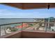 Balcony view overlooking the water and neighborhood at 1340 Gulf Blvd # 16A, Clearwater Beach, FL 33767