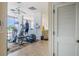 Bright fitness center featuring modern equipment at 1340 Gulf Blvd # 16A, Clearwater Beach, FL 33767